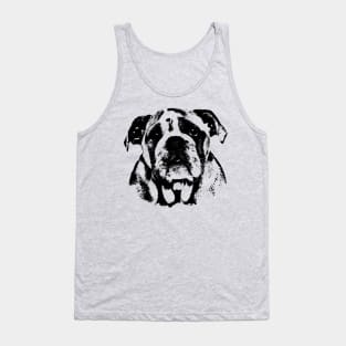 Cute English Bulldog Puppy Tank Top